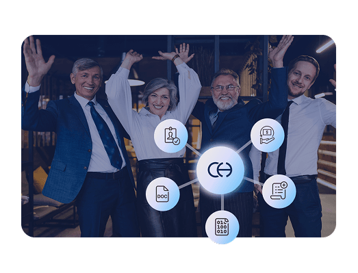 An image showing a cheerful hospital staff after implementing our AI revenue cycle management solution